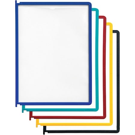 Durable Office Products Refill Panels, Letter-Size, Set of 5, 10 Shts, Assorted PK DBL554800